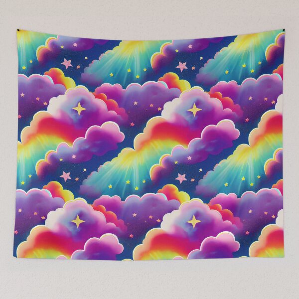 Item preview, Sunshine rainbows, Stars And Clouds designed and sold by Unicorn Trainwreck.