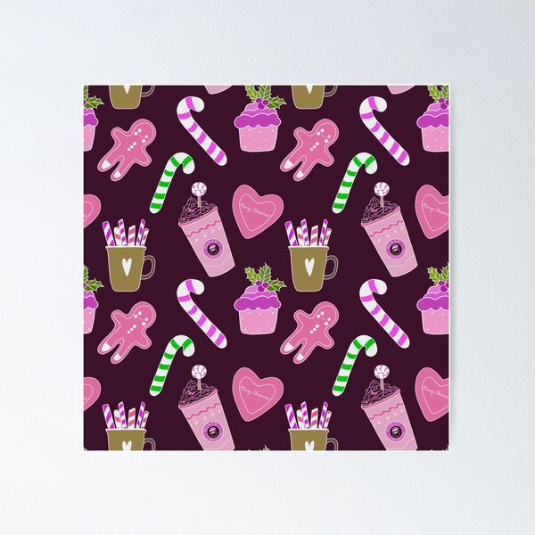 Item preview, Galletas y Bebidas Navideñas - Púrpura designed and sold by JaselviiStudio.