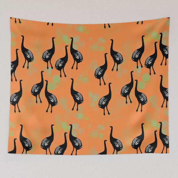 Item preview, Emu birds pattern  designed and sold by LynseysArtShop.