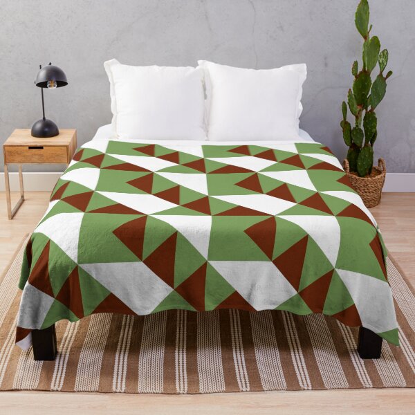 Item preview, ’Zangles’ - in Apple Green and Burgundy on a White base designed and sold by sleepingdogprod.
