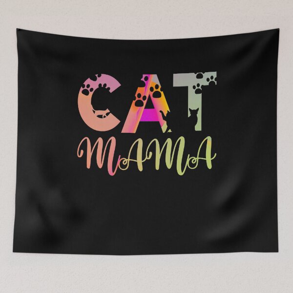 Item preview, Colourful Cat Mama  designed and sold by PetSafari.