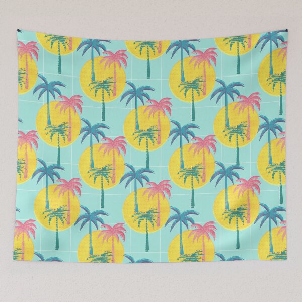 Item preview, Retro Palms designed and sold by tracieandrews.