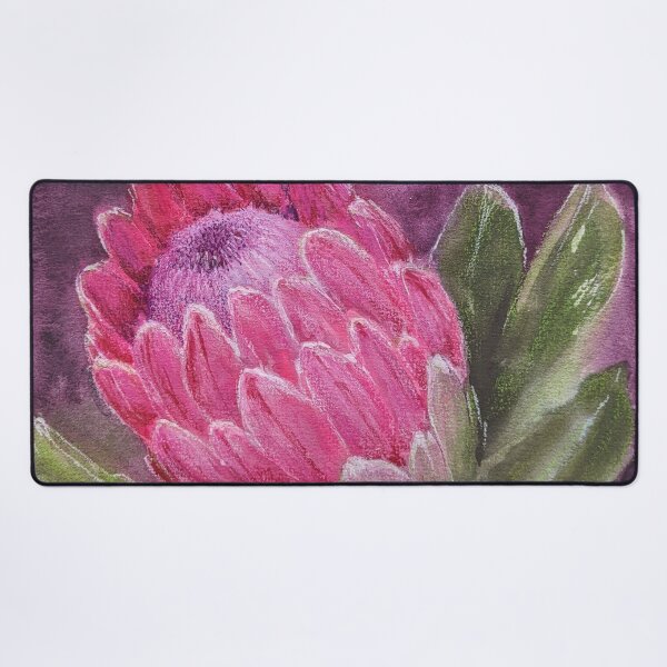 Artikelvorschau, Magenta-Protea entworfen und verkauft von Laura King  Fine Arts.