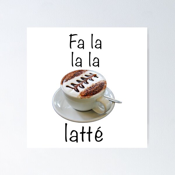 Item preview, Falalalalatte designed and sold by thedvguy.