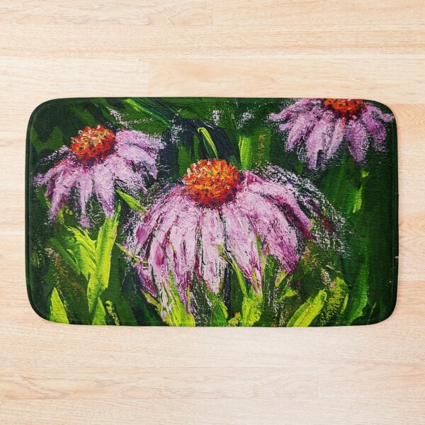 Item preview, Purple Cone Flowers and Midnights designed and sold by Laura King  Fine Arts.