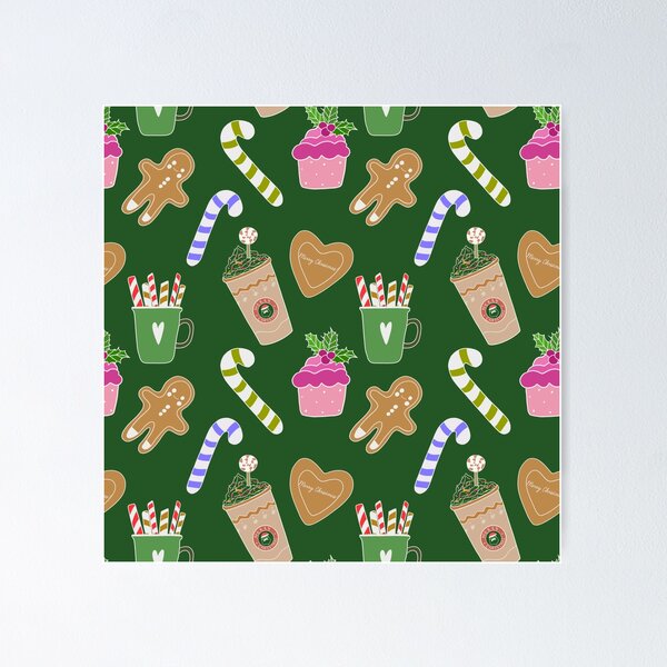 Item preview, Christmas Cookies and Drinks - Green designed and sold by JaselviiStudio.