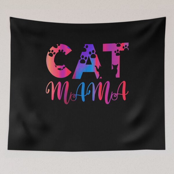 Item preview, Colourful Cat Mama  designed and sold by PetSafari.