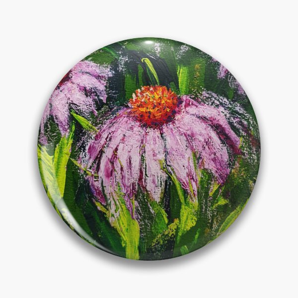 Item preview, Purple Cone Flowers and Midnights designed and sold by Laura King  Fine Arts.