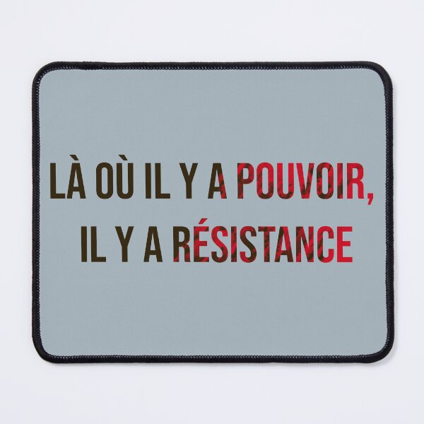 Item preview, 'Where there is power, there is resistance' - Foucault designed and sold by Blacklinesw9.
