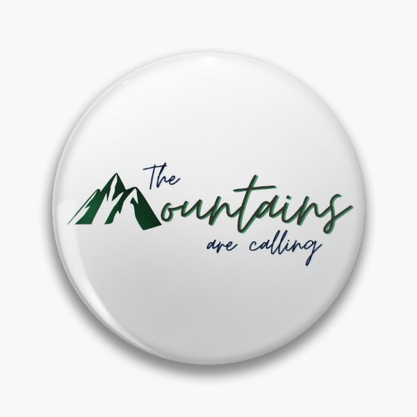 Item preview, The Mountains are Calling - text with graphic designed and sold by Chantockey.