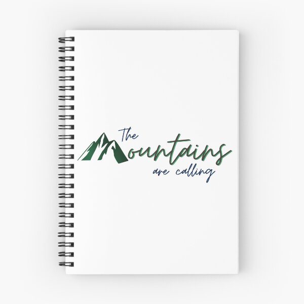 Item preview, The Mountains are Calling - text with graphic designed and sold by Chantockey.