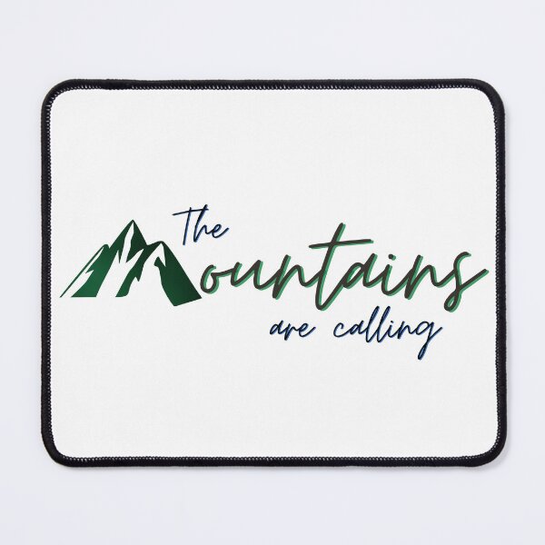 Item preview, The Mountains are Calling - text with graphic designed and sold by Chantockey.