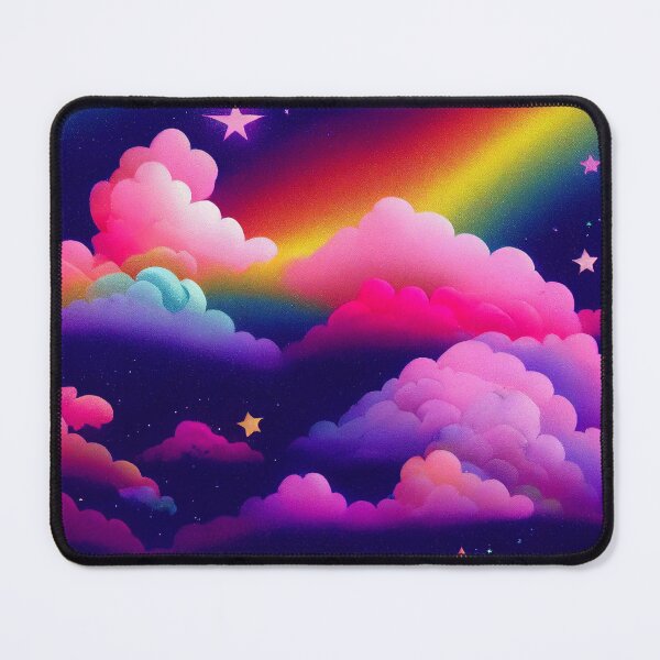 Item preview, Darker rainbows, Stars And Clouds designed and sold by Unicorn Trainwreck.