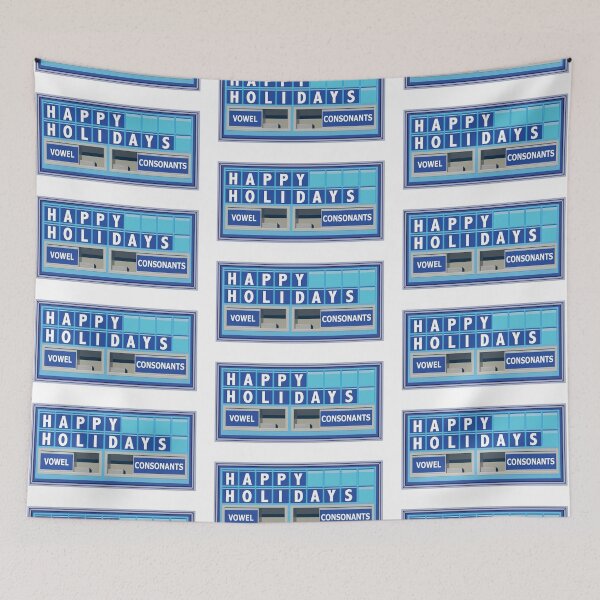 Item preview, Happy Holidays with 8 out 10 cats designed and sold by The British Bunny Hop Shop.