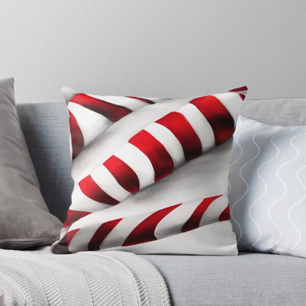 Item preview, Christmas Red and White Candy Cane Twists designed and sold by deniselynnimage.