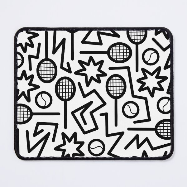 Item preview, Crazy for tennis - black on white designed and sold by ArtbyCouture.