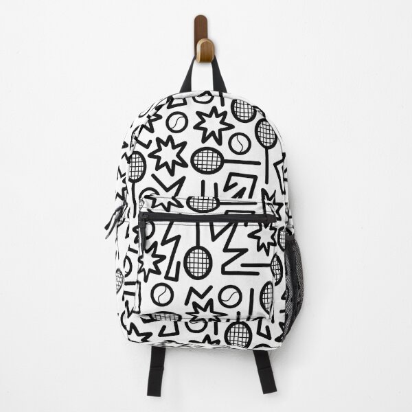 Item preview, Crazy for tennis - black on white designed and sold by ArtbyCouture.