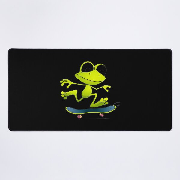 Item preview, Cute Frog On Skateboard designed and sold by The Love Quill.