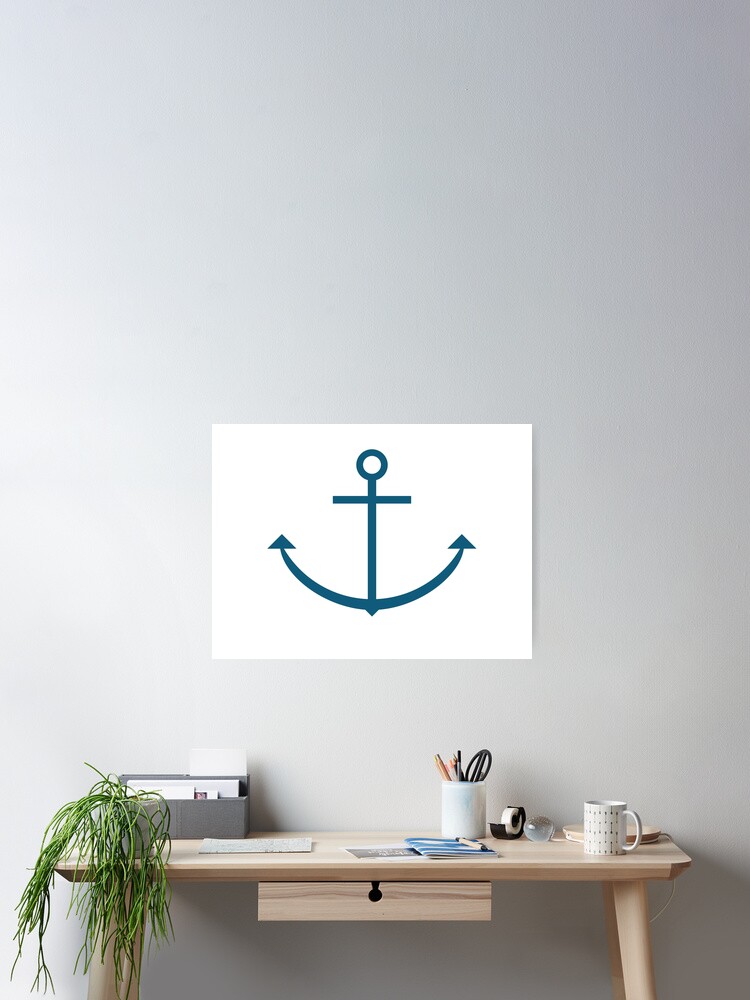 Thumbnail 2 of 3, Poster, Simple Anchor  designed and sold by Whitewolf86.