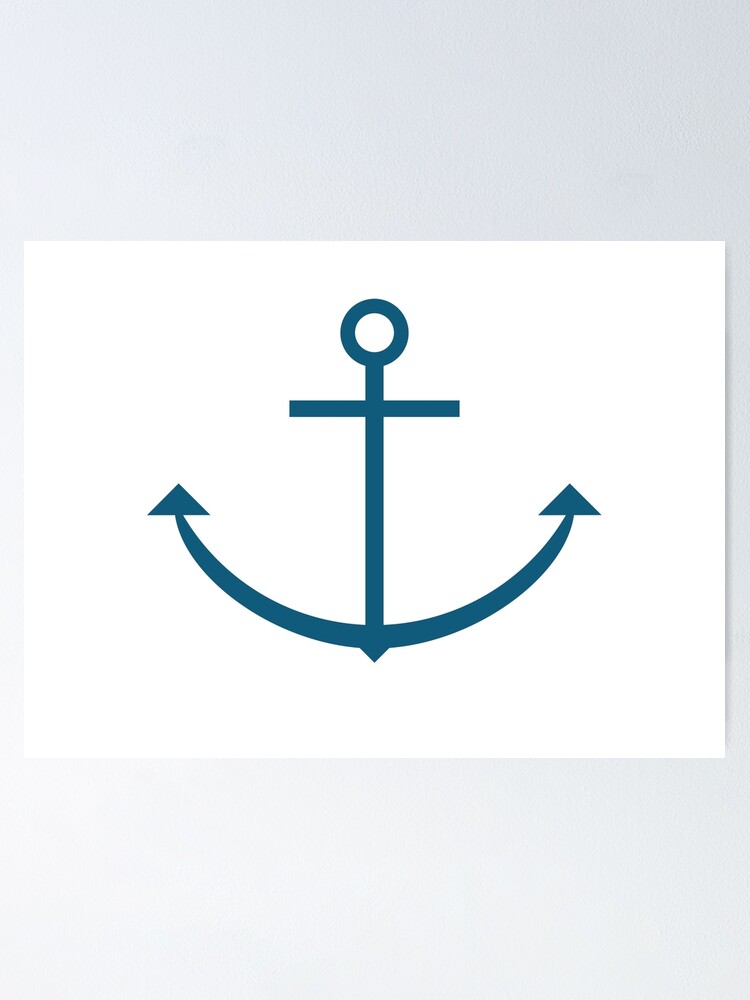Thumbnail 1 of 3, Poster, Simple Anchor  designed and sold by Whitewolf86.