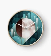 Fly me to the Moon Clock