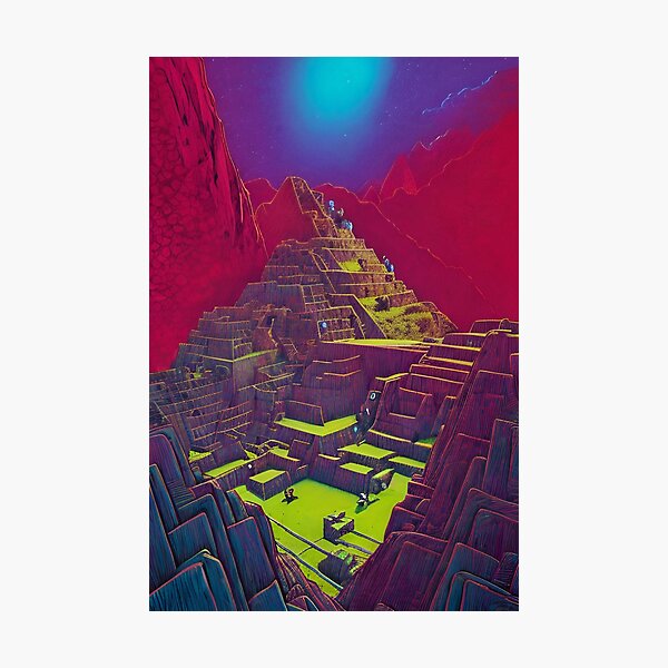 Item preview, Machu Picchu Under the Stars  designed and sold by EsoteraArt.