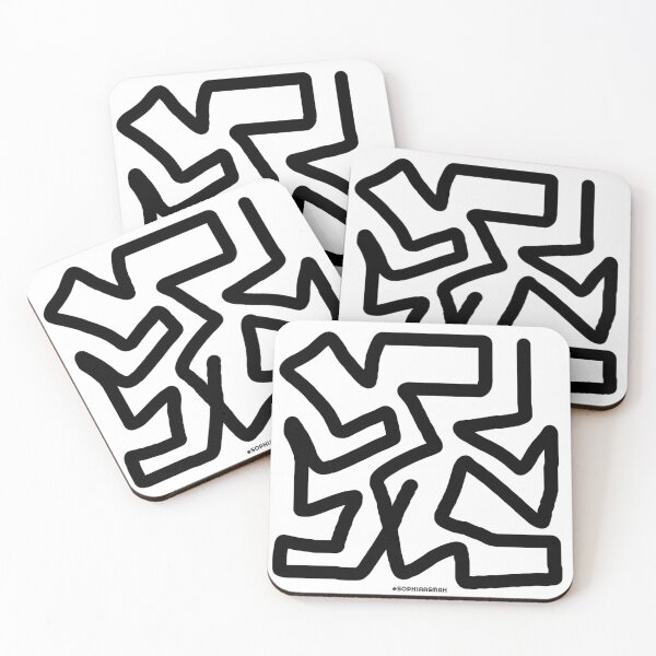 Item preview, BACK TO BACK (Abstract Doodle) designed and sold by SA-DEZIGNS.