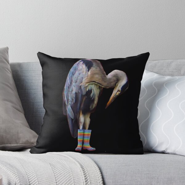 Item preview, Heron in wellies designed and sold by jonfun1.