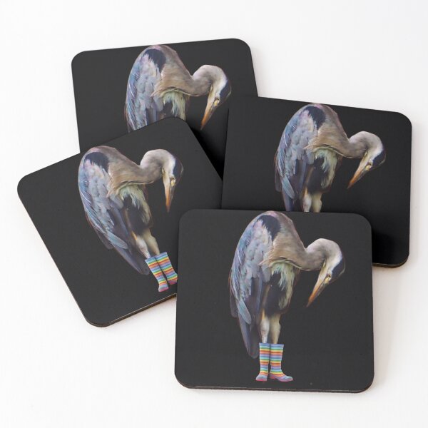 Item preview, Heron in wellies designed and sold by jonfun1.