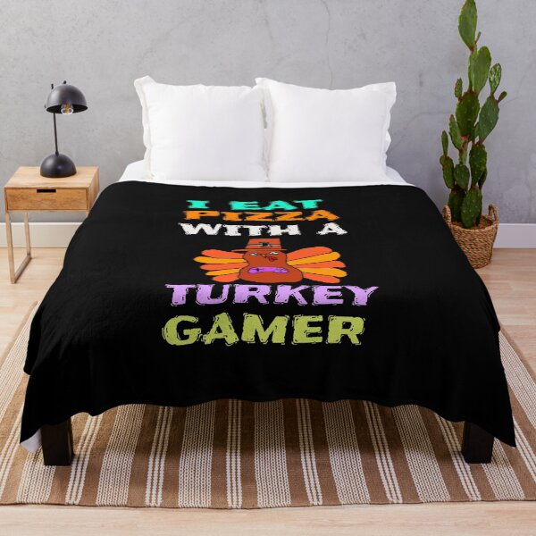 Item preview, I Eat Pizza With A Turkey Gamer designed and sold by Storiesforyou.