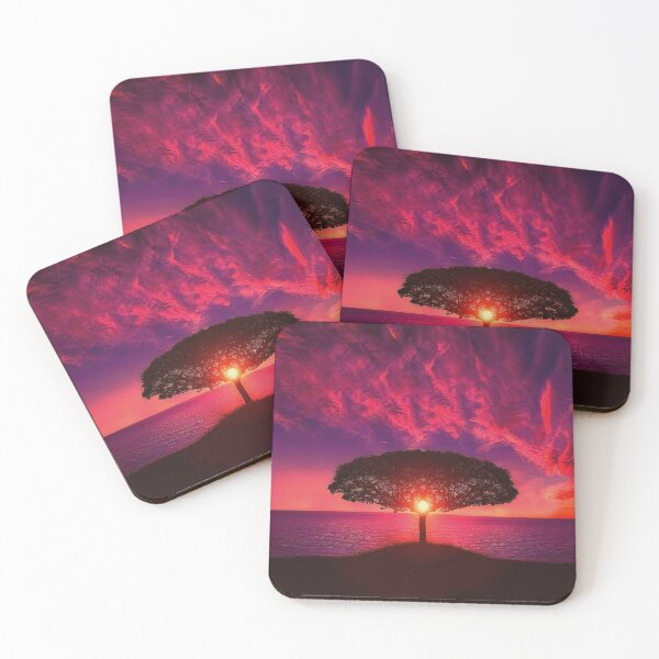Item preview, Tree at sunset, abstract designed and sold by zeljana0504.