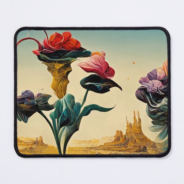 Item preview, Abstract dreamlike flowers inspired by Salvador Dali designed and sold by justinasv775.