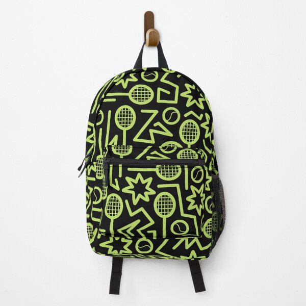 Item preview, Crazy for tennis - green on black designed and sold by ArtbyCouture.