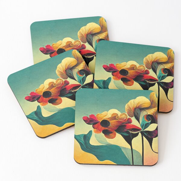 Item preview, Abstract dreamlike floral design inspired by Salvador Dali designed and sold by justinasv775.