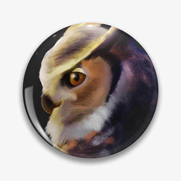 Item preview, Owl Painting designed and sold by Hawk’s Designs.
