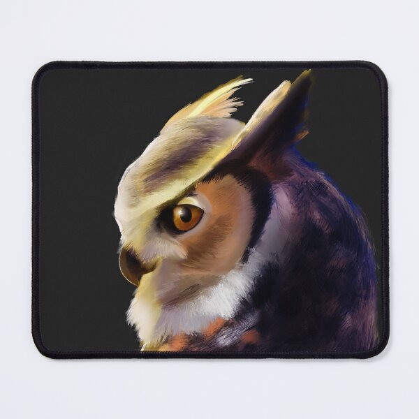 Item preview, Owl Painting designed and sold by Hawk’s Designs.
