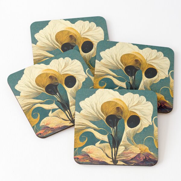 Item preview, Abstract yellow flowers inspired by Salvador Dali designed and sold by justinasv775.
