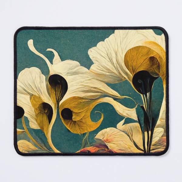 Item preview, Abstract yellow flowers inspired by Salvador Dali designed and sold by justinasv775.