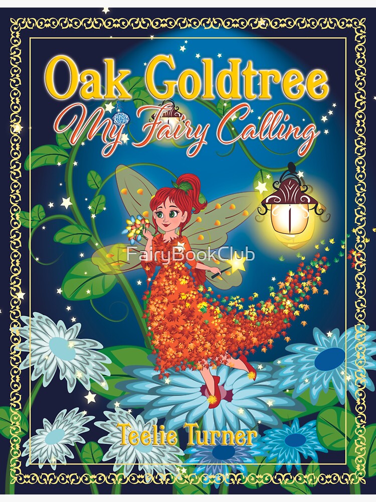Thumbnail 3 of 3, Sticker, Oak Goldtree Book Cover designed and sold by FairyBookClub.
