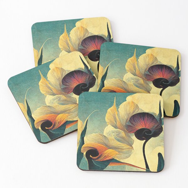Item preview, Dreamlike Salvador Dali inspired textured flower design designed and sold by justinasv775.
