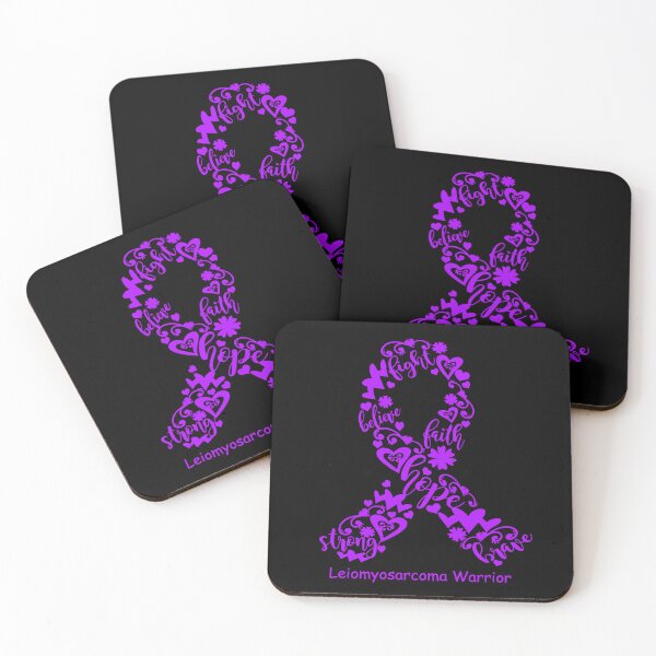 Item preview, Leiomyosarcoma Warrior - Leiomyosarcoma Ribbon Strong Hope Believe Fight Faith Brave designed and sold by CansellBar.