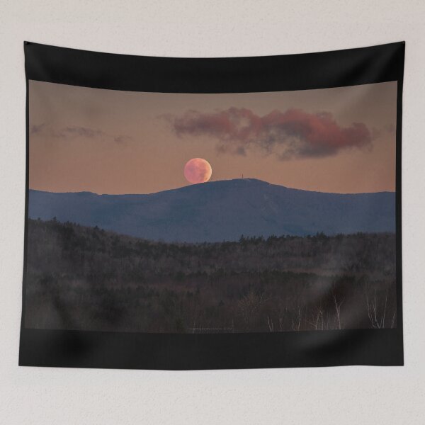 Item preview, Lunar Eclipse Behind Mount Greylock designed and sold by Under The Radar Van.