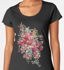 Camiseta premium de cuello ancho Bouquety