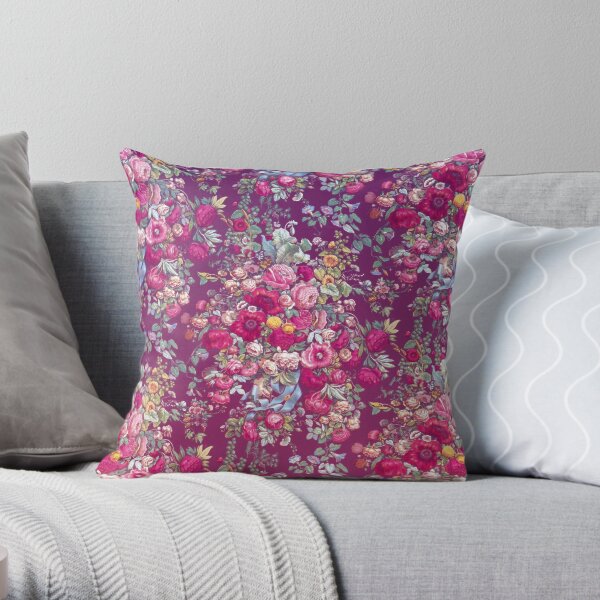 Bouquety Throw Pillow