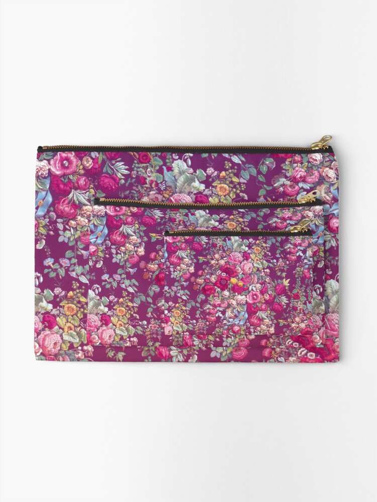 Alternate view of Bouquety Zipper Pouch