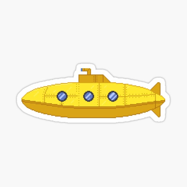 Retro Cartoon Submarine Sticker for Sale by IgniteMarket