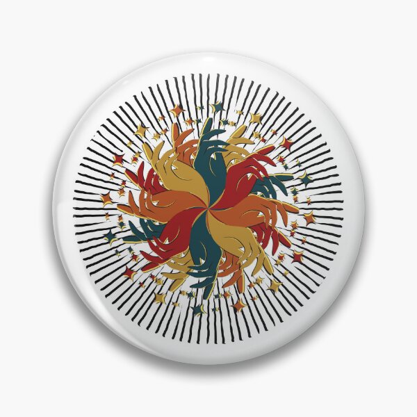 Item preview, All Colored Hands Mandala designed and sold by It's On Backwards.