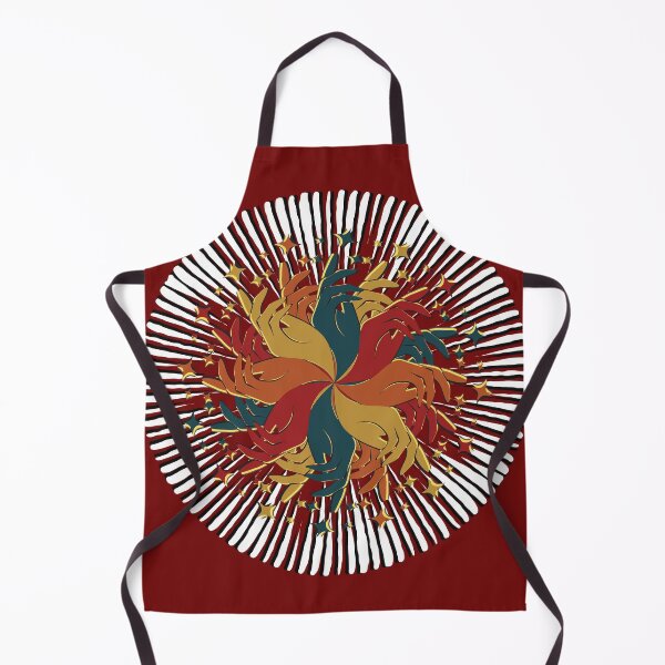 Item preview, All Colored Hands Mandala designed and sold by It's On Backwards.