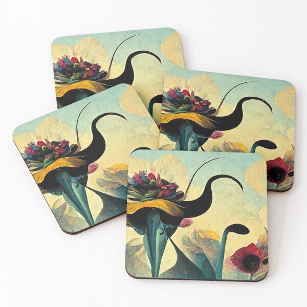 Item preview, Psychedelic dreamlike flowers inspired by Salvador Dali designed and sold by justinasv775.