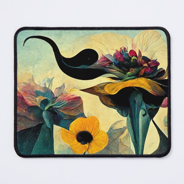 Item preview, Psychedelic dreamlike flowers inspired by Salvador Dali designed and sold by justinasv775.